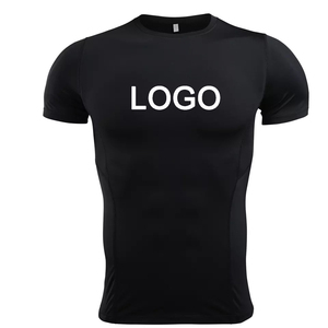 T-shirts de compression tricotés pour hommes, très tendance et très demandés, 100 % coton respirant, style vintage, nouvelle arrivée - Product Image 1