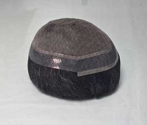 Premium Quality <b>Mens</b> Hair <b>Wig</b> Kinky Straight Remy Hair Toupee 100% Density Soft Loose Deep Wave - Product Image 4