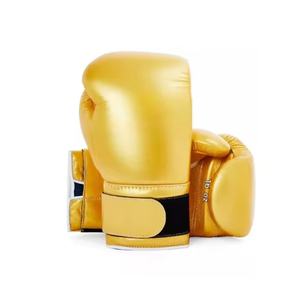 Guantes Profesionales de Boxeo MMA Sanda, Guantes de Combate de Piel de Vacuno Hechos a Medida para Artes Marciales Mixtas, con Logotipo, de Secado Rápido - Product Image 1