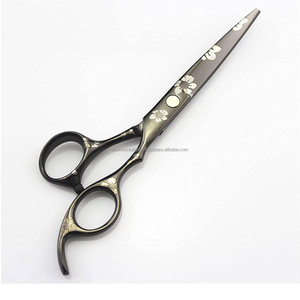 Ciseaux de barbier personnalisés Super Cut, finition miroir, lames extrêmement affûtées, acier inoxydable, ciseaux de coiffure durables - Product Image 1