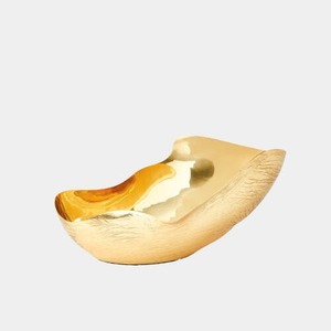 Hot Trend Handmade Aluminum Modern Design Gold Finish Eco-Friendly Decorative <b>Bowl</b> for Housewarming - Product Image 3