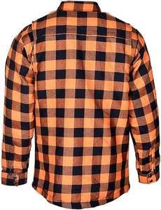 Chemise de moto en flanelle coupe-vent renforcée pour homme, look décontracté, équipement de conduite - Product Image 2