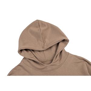Sweat à capuche décontracté pour homme en coton épais de haute qualité, coupe ample, manches longues, avec poche avant, idéal pour l'automne et l'hiver au quotidien - Product Image 3