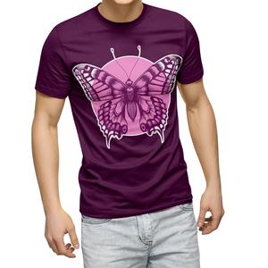 T-shirts unisexes pour hommes à col rond, manches courtes, en tissu éponge, imprimés numériquement sur mesure, en polyester/coton écologique, coupe classique, poids lourd - Product Image 3