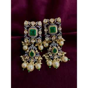 Conjunto de Gargantilla plata 92,5 moissanita - Product Image 1