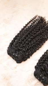 ผมต่อของมนุษย์สุดหรู100% ผมต่อแบบไร้รอยต่อไร้รอยต่อพันกันลื่นความยาวของปริมาณทันทีและเฉดสีธรรมชาติ - Product Image 2