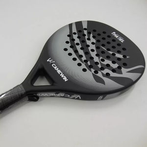 Raquette de beach tennis professionnelle entièrement en fibre de carbone, forme diamant, filet en polyester, légère, antidérapante, unisexe - Product Image 3