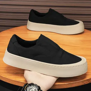 Mocasines verdes de verano para hombre, zapatos informales sin cordones, cómodos y transpirables, zapatillas de plataforma antideslizantes originales para hombre - Product Image 4