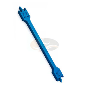 Jauge de hauteur d'attache orthodontique de haute qualité, en acier inoxydable bleu, outil de mesure dentaire précis, instruments médicaux - Product Image 1