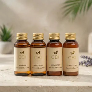 Luxury Custom Mini Plastic Hotel <b>Shampoo</b> Bottles 30ml <b>Moisturizing</b> Basic Cleaning Hospitality Supply Bathroom Accessory Sets - Product Image 1