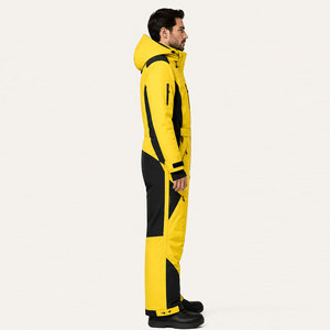Traje de Esquí Impermeable Personalizado para Hombre, Mono de Snowboard de Una Pieza, Ropa de Esquí de Invierno a Prueba de Viento, Ropa de Esquí para Exteriores, Fábrica OEM - Product Image 5