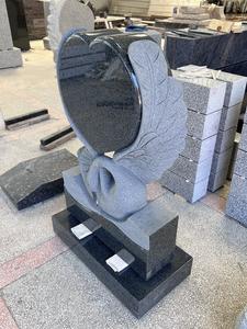 Современный Мемориальный надгробный камень в европейском стиле, жажденный лебедь, держащий сердце, надгробный камень G654, гранитные надгробные памятники - Product Image 3