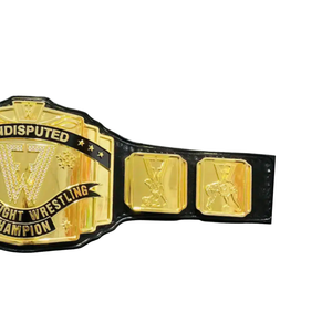 Cinturón de Campeonato Peso Pesado de la WWE Indiscutible, Edición de Coleccionista Chapada en Oro de Alta Calidad - Product Image 3