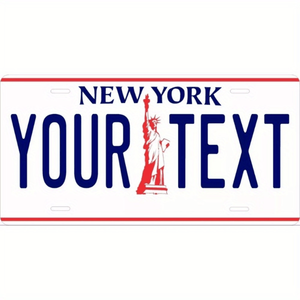 CIFbuy - Placa de matrícula personalizada de Texas con estrella llamativa de 12 x 6 pulgadas, diseño patriótico con texto personalizado, decoración de metal - Product Image 2