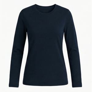 เสื้อเชิ้ตทำงานผู้หญิงมาใหม่ แฟชั่นฤดูใบไม้ผลิและฤดูใบไม้ร่วง ลายพิมพ์ทันสมัย สไตล์ลำลอง ชุดเดรสผู้หญิง ผ้าซาตินปักเลื่อม น้ำหนัก 240 กรัม ผ้าฝ้าย 100% - Product Image 1