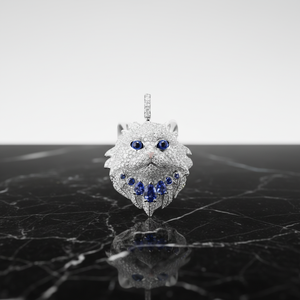 Collar con Colgante de Gato Persa, Plata de Ley 925, Joyería de Animales Adorables, Regalo para Amantes de los Gatos, Collar para Mujeres y Niñas, Personalizado - Product Image 4