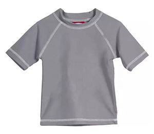 T-shirt de protection anti-UV à manches courtes pour homme, tissu en spandex/polyester rafraîchissant + impression sublimée, coutures plates pour les sports nautiques actifs BJJ - Product Image 2
