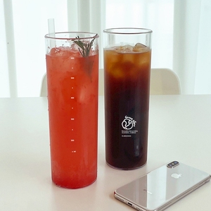 แก้วกาแฟทรงตรงขนาดใหญ่ 24 ออนซ์ ปลอดสาร BPA พลาสติกใส Ecozen ใช้ซ้ำได้ 700 มล. ผลิตในเกาหลี - Product Image 3
