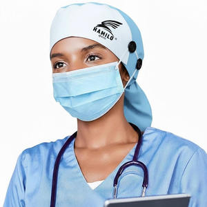 Meilleur design, logo OEM, bonnets d'infirmière élastiques et ajustables pour hommes et femmes, médecins, dentistes, chirurgiens, avec impression, chapeau d'infirmière dentaire - Product Image 1