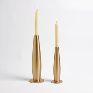 Stainless Steel <b>Candlestick</b> Holder Set Of 2 Taper Candle Holders For Home Decoration Durable Metal Candle Holders - Product Image 4