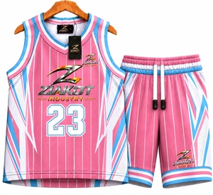 Venta al por Mayor Directa de ZIAKOT INDUSTRY, Jersey de Baloncesto Retro Personalizado Azul Claro, Blanco y Rojo, Auténtico - Product Image 2