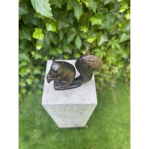 Figuras Decorativas de Ardilla de Bronce, Artesanía Creativa, Decoración para el Hogar y Jardín, Adornos - Product Image 2