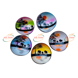 Fabricante de Utensilios de Cocina Sostenibles, Servicio de Marca Privada, Tazones de Coco Lacados, OEM, ODM, Profesional, al por Mayor - Product Image 2