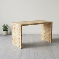 Table basse moderne en bois de bouleau, design minimaliste, fabrication artisanale, meubles de salon, finition naturelle