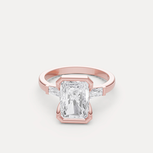 <b>Unique</b> Design <b>Engagement</b> Lab Grown Diamond <b>Ring</b> Elegant Fine Jewelry for Women Wedding Proposal and Anniversary Gift for Sale - Product Image 1