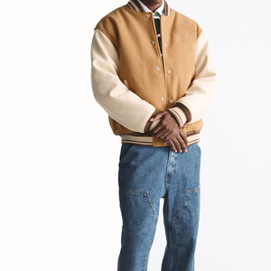 แจ็คเก็ตวาร์ซิตี้คุณภาพสูง ขายดีที่สุดประจำปี 2024 แจ็คเก็ตเลตเตอร์แมนขายส่งสำหรับผู้ชาย แจ็คเก็ตวาร์ซิตี้เลตเตอร์แมนแบบสั่งทำสำหรับผู้ชาย - Product Image 4