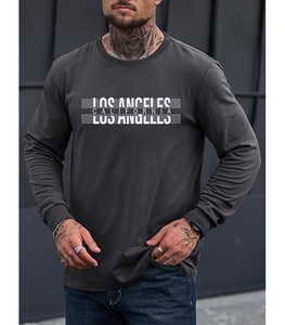 Nueva Llegada, Servicio OEM, Sudadera Casual de Manga Larga con Estampado en el Hombro, Cómoda, para Hombre, Talla Grande, de Bangladesh - Product Image 1