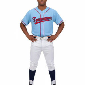 Uniforme de baseball de bonne qualité, ensemble d'uniformes de baseball de qualité supérieure pour équipe, vente en gros à bas prix, polyester de qualité supérieure, personnalisable - Product Image 3