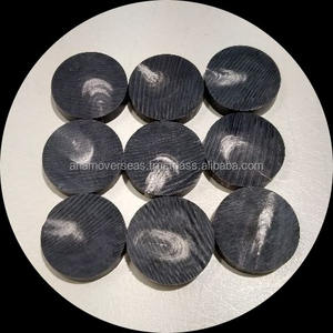 Boutons traditionnels en corne noire polie à la main, naturels et uniques à chaque pièce - Product Image 3