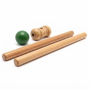 Raquette de pickleball légère en bois, absorbant les chocs, avec bande de protection des bords, résistante à la transpiration, pour sports de plein air - Product Image 6