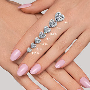 เพชรทรงหัวใจเพาะเลี้ยงในห้องปฏิบัติการ CVD 1 กะรัต-4 กะรัต VVS-VS สี D พร้อมใบรับรอง IGI เพชรสังเคราะห์แบบเม็ดเดี่ยวสำหรับทำเครื่องประดับ - Product Image 3