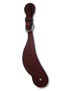 Correas de Cuero Personalizables Estilo Western, Bandas Negras para Montar a Caballo, Accesorios Duraderos para Espuelas de Vaquero, Entrenamiento de Caballos - Product Image 2