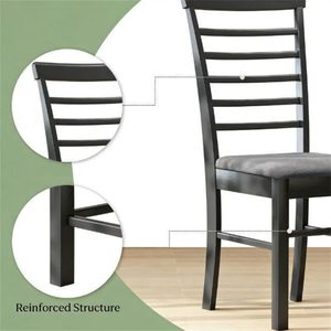 Set di Quattro Sedie da Pranzo in Legno per Cucina e Soggiorno - Product Image 4