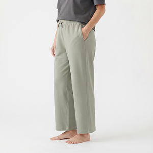 Fashionable Women Flared <b>Trousers</b> <b>Elastic</b> <b>Waist</b> Stretchy Cotton Fabric for Work Party or Travel Women Flared <b>Trousers</b> - Product Image 2