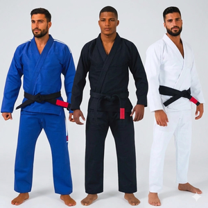 Kimono BJJ léger durable personnalisé brésilien Jiu Jitsu Gi, uniforme d'arts martiaux, combinaison de grappin, compétition d'entraînement unisexe - Product Image 4