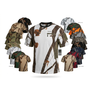 Camisetas Transpirables Ligeras de Cuello Redondo para Verano, Camisetas Personalizadas con Estampado de Camuflaje, Camiseta Informal de Manga Corta para Hombre - Product Image 1