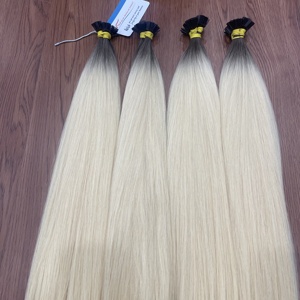 ผมคุณภาพดีที่สุด: ต่อผมแบบเคราติน ปลายแบน สีผมยุโรป ผมตรงธรรมชาติ ปลายผมเวียดนาม - Product Image 1