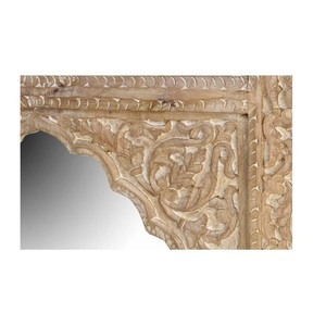 Miroir pleine longueur arqué de luxe pour la décoration de chambre à coucher, bordure élégante faite à la main avec un style intemporel inspiré des palais - Product Image 4