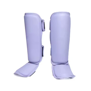 Protège-tibias légers, protège-jambes de boxe légers, protection de base pour adultes, protège-tibias d'entraînement légers - Product Image 1