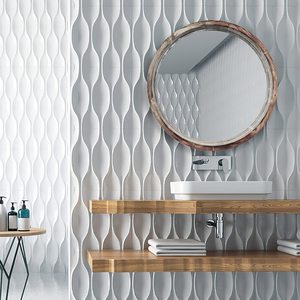 Miroir mural rond en bois rustique, style ferme, décoratif, à suspendre, pour salle de bain, entrée, salon, chambre à coucher - Product Image 4