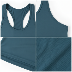 <b>Men's</b> Racerback Tank Top Solid Color Breathable Quick Dry Sporty Style Summer Training Wear <b>Men</b> <b>Singlet</b> - Product Image 6