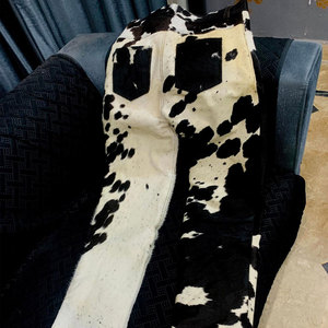 Wholesale Made Cheap Price <b>Men</b> <b>Leather</b> <b>Pants</b> <b>Men's</b> Custom Logo Print Windproof Cowhide <b>Leather</b> <b>Pant</b> For Sale - Product Image 6