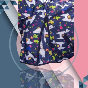 Belle Texture de Cheval Rembourré Coton Polaire Tissu Shell 1200D Ripstop Nylon Imperméable Cheval Tapis Combo dans le Style Hiver - Product Image 1