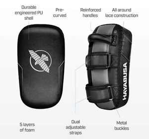Meilleures ventes : Boucliers de frappe et pads thaïlandais en cuir PU durable de haute qualité pour le karaté et le Muay Thai - Product Image 3