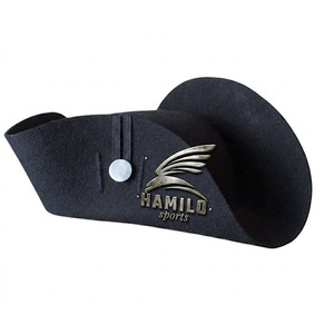 New Arrival Admiral Bicorn Napoleon Costume Hat for Adults Napoleon Uniform Wool Hat With Custom Color Lace Bicorne Hat - Product Image 1