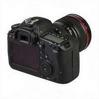 Appareil photo reflex numérique plein format 6D d'occasion avec objectif 24-105 mm, 20,2 MP, Full HD, compatible WiFi et GPS, compatible avec les objectifs EF 50 mm, 24-70 mm, 70-200 mm